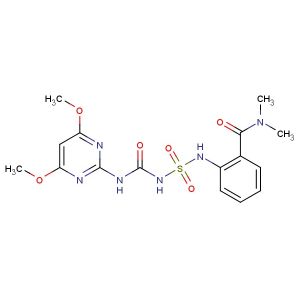 2-[(4,6-dimethoxypyrimidin-2-yl)carbamoylsulfamoylamino]-N,N-dimethylbenzamide