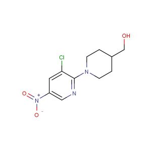 (1-(3-chloro-5-nitropyridin-2-yl)piperidin-4-yl)methanol