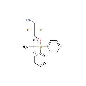 3-((tert-butyldiphenylsilyl)oxy)-2,2-difluoropropan-1-amine