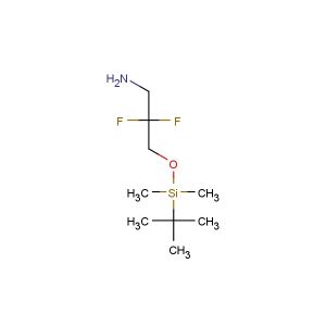 3-((tert-butyldimethylsilyl)oxy)-2,2-difluoropropan-1-amine