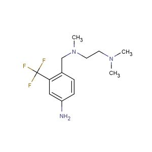 N1-(4-amino-2-(trifluoromethyl)benzyl)-N1,N2,N2-trimethylethane-1,2-diamine