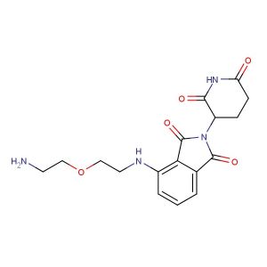 4-((2-(2-aminoethoxy)ethyl)amino)-2-(2,6-dioxopiperidin-3-yl)isoindoline-1,3-dione