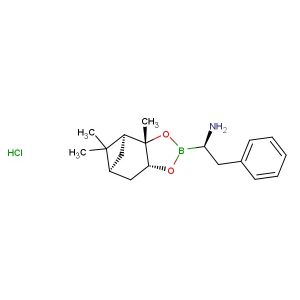 (R)-2-phenyl-1-((3aS,4S,6S,7aR)-3a,5,5-trimethylhexahydro-4,6-methanobenzo[d][1,3,2]dioxaborol-2-yl)ethanamine hydrochloride