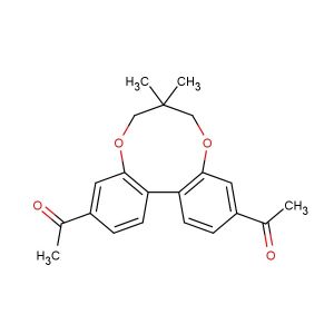 1,1'-(7,7-dimethyl-7,8-dihydro-6H-dibenzo[f,h][1,5]dioxonine-3,11-diyl)diethanone