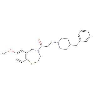 3-(4-benzylpiperidin-1-yl)-1-(7-methoxy-2,3-dihydrobenzo[f][1,4]thiazepin-4(5H)-yl)propan-1-one
