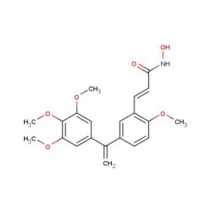 (E)-N-hydroxy-3-(2-methoxy-5-(1-(3,4,5-trimethoxyphenyl)vinyl)phenyl)acrylamide