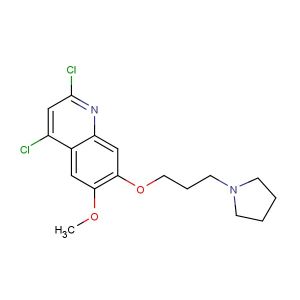 2,4-dichloro-6-methoxy-7-(3-(pyrrolidin-1-yl)propoxy)quinoline