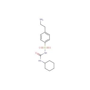 4-(2-aminoethyl)-N-(cyclohexylcarbamoyl)benzenesulfonamide