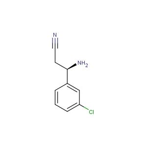 (R)-3-amino-3-(3-chlorophenyl)propanenitrile