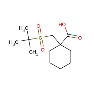 1-((tert-butylsulfonyl)methyl)cyclohexanecarboxylic acid