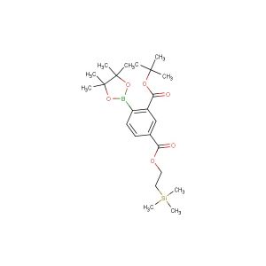 3-(tert-butyl) 1-(2-(trimethylsilyl)ethyl) 4-(4,4,5,5-tetramethyl-1,3,2-dioxaborolan-2-yl)isophthalate