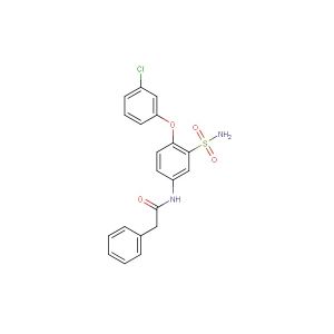 N-(4-(3-chlorophenoxy)-3-sulfamoylphenyl)-2-phenylacetamide