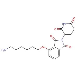 4-((6-aminohexyl)oxy)-2-(2,6-dioxopiperidin-3-yl)isoindoline-1,3-dione