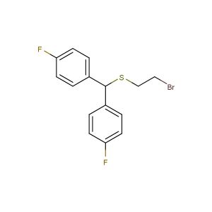 (bis(4-fluorophenyl)methyl)(2-bromoethyl)sulfane