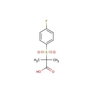 2-((4-fluorophenyl)sulfonyl)-2-methylpropanoic acid