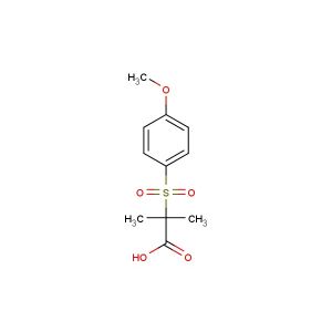 2-((4-methoxyphenyl)sulfonyl)-2-methylpropanoic acid