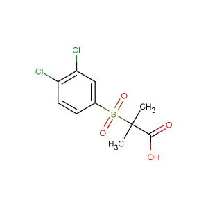 2-((3,4-dichlorophenyl)sulfonyl)-2-methylpropanoic acid