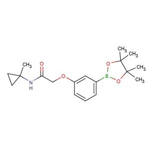 N-(1-methylcyclopropyl)-2-(3-(4,4,5,5-tetramethyl-1,3,2-dioxaborolan-2-yl)phenoxy)acetamide