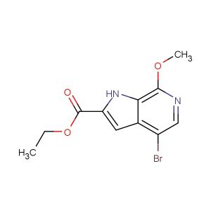 ethyl 4-bromo-7-methoxy-1H-pyrrolo[2,3-c]pyridine-2-carboxylate