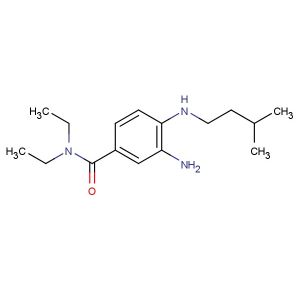 3-amino-N,N-diethyl-4-(isopentylamino)benzamide