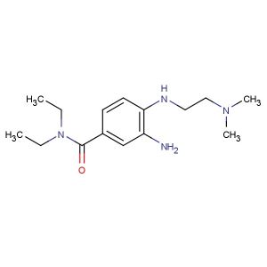 3-amino-4-((2-(dimethylamino)ethyl)amino)-N,N-diethylbenzamide