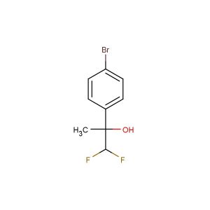 2-(4-bromophenyl)-1,1-difluoropropan-2-ol