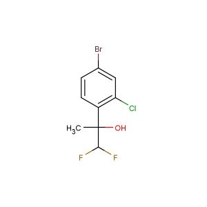 2-(4-bromo-2-chlorophenyl)-1,1-difluoropropan-2-ol