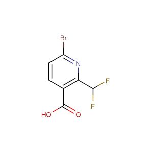 6-bromo-2-(difluoromethyl)nicotinic acid