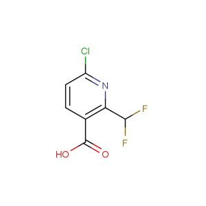 6-chloro-2-(difluoromethyl)nicotinic acid