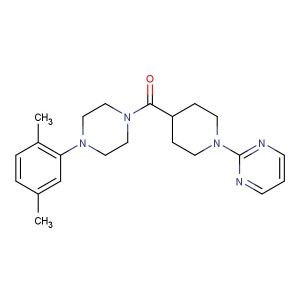 (4-(2,5-dimethylphenyl)piperazin-1-yl)(1-(pyrimidin-2-yl)piperidin-4-yl)methanone