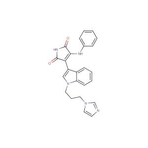 3-(1-(3-(1H-imidazol-1-yl)propyl)-1H-indol-3-yl)-4-(phenylamino)-1H-pyrrole-2,5-dione