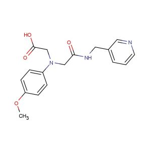 N-(4-methoxyphenyl)-N-(2-oxo-2-((pyridin-3-ylmethyl)amino)ethyl)glycine