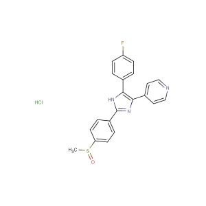 SB 203580 hydrochloride; RWJ 64809 hydrochloride; Adezmapimod hydrochloride