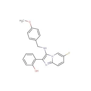 2-(6-fluoro-3-((4-methoxybenzyl)amino)imidazo[1,2-a]pyridin-2-yl)phenol