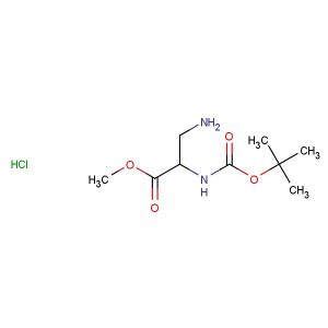 methyl 3-amino-2-((tert-butoxycarbonyl)amino)propanoate hydrochloride