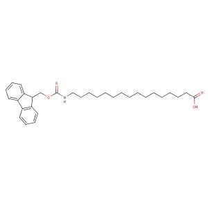 16-((((9H-fluoren-9-yl)methoxy)carbonyl)amino)hexadecanoic acid