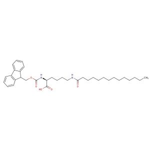 N2-(((9H-fluoren-9-yl)methoxy)carbonyl)-N6-tetradecanoyl-L-lysine