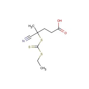 4-cyano-4-(((ethylthio)carbonothioyl)thio)pentanoic acid