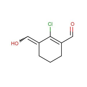 2-chloro-3-(hydroxymethylene)cyclohex-1-enecarbaldehyde
