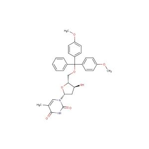1-((2R,4S,5R)-5-((bis(4-methoxyphenyl)(phenyl)methoxy)methyl)-4-hydroxytetrahydrofuran-2-yl)-5-methylpyrimidine-2,4(1H,3H)-dione