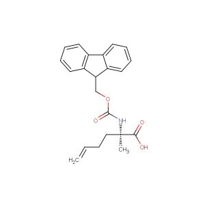 (R)-2-((((9H-fluoren-9-yl)methoxy)carbonyl)amino)-2-methylhex-5-enoic acid