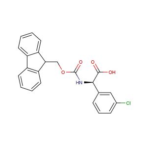 (R)-2-((((9H-fluoren-9-yl)methoxy)carbonyl)amino)-2-(3-chlorophenyl)acetic acid