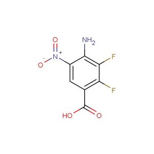 4-amino-2,3-difluoro-5-nitrobenzoic acid