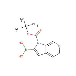 (1-tert-butoxycarbonylpyrrolo[2,3-c]pyridin-2-yl)boronic acid