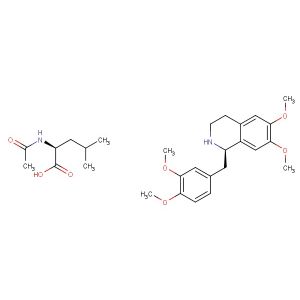 R-Tetrahydropapaverine N-acetyl-L-leucinate