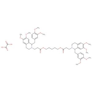 pentane-1,5-diyl bis(3-(1-(3,4-dimethoxybenzyl)-6,7-dimethoxy-3,4-dihydroisoquinolin-2(1H)-yl)propanoate) oxalate