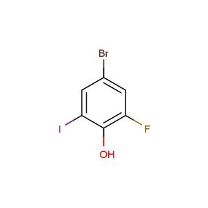 4-bromo-2-fluoro-6-iodophenol
