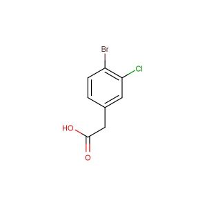 4-bromo-3-chlorophenylacetic acid