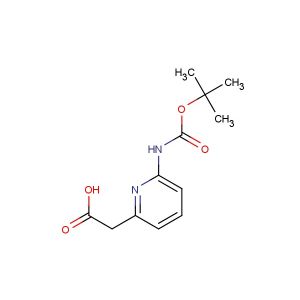 2-(6-((tert-butoxycarbonyl)amino)pyridin-2-yl)acetic acid