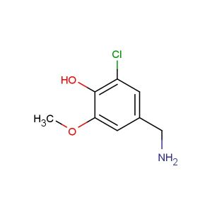 3-chloro-4-hydroxy-5-methoxybenzylamine